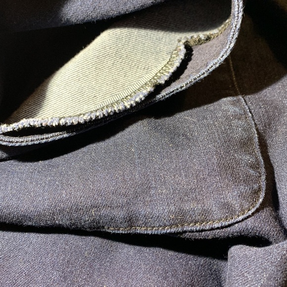 Lane Bryant stretchy blue denim skirt w/front zipper pockets (1 w/flaw) size 22 - Picture 10 of 10